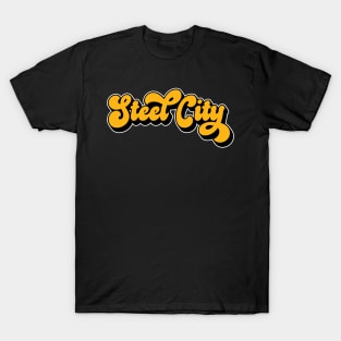 Steel City Pittsburgh Love 412 Area Code for Yinzers PA T-Shirt